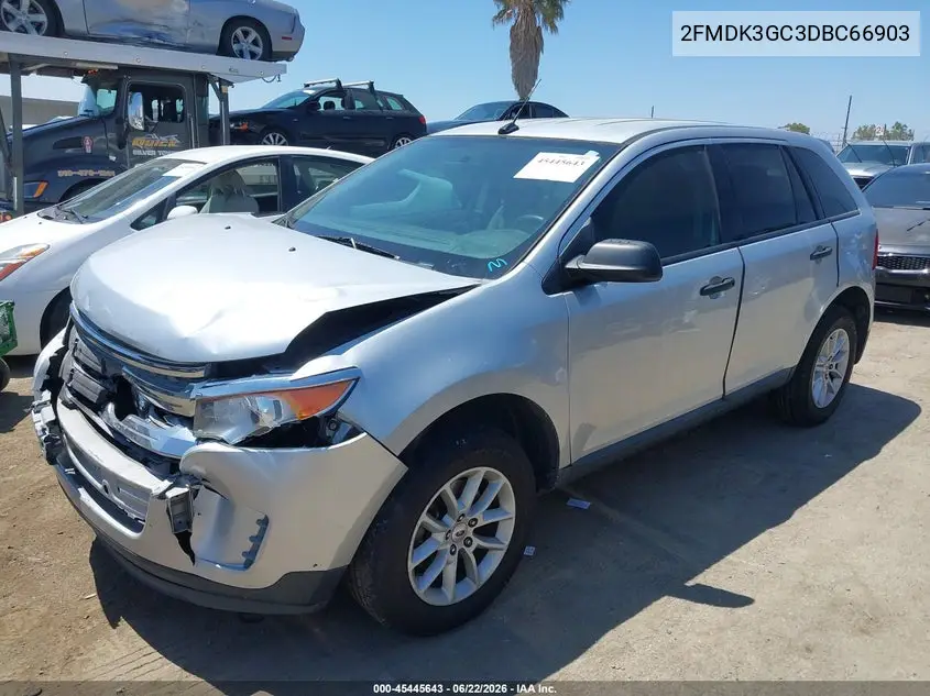 2013 Ford Edge Se VIN: 2FMDK3GC3DBC66903 Lot: 45445643