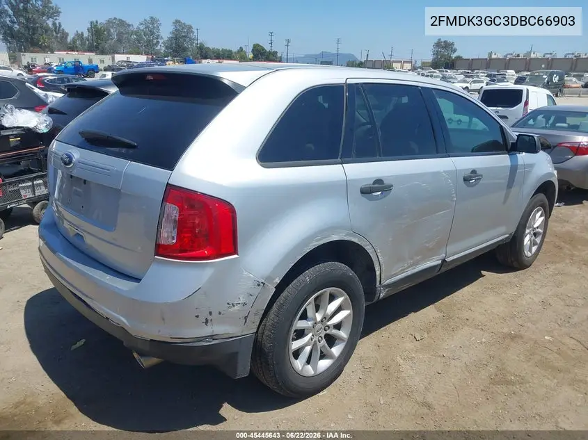 2013 Ford Edge Se VIN: 2FMDK3GC3DBC66903 Lot: 45445643