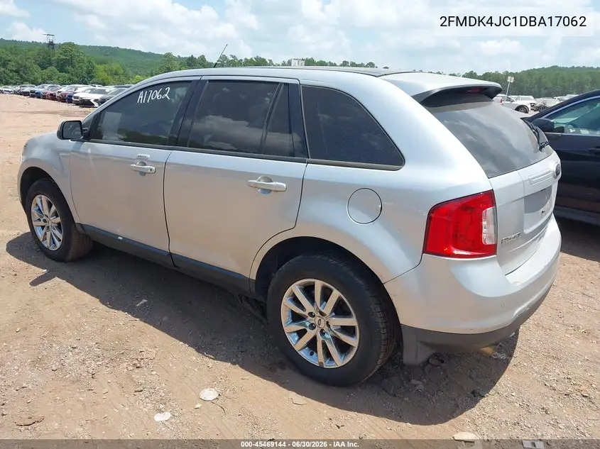 2013 Ford Edge Sel VIN: 2FMDK4JC1DBA17062 Lot: 45469144