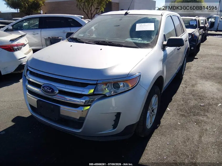 2013 Ford Edge Se VIN: 2FMDK3GC6DBB14596 Lot: 45566261