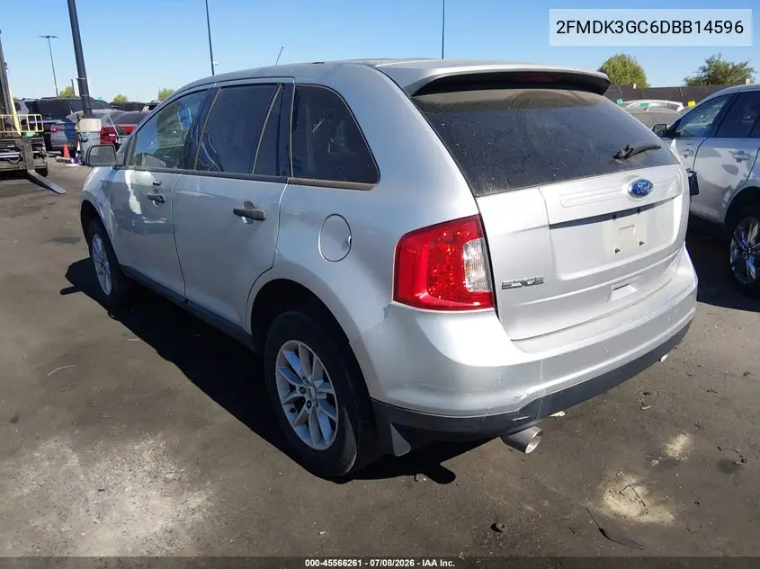 2013 Ford Edge Se VIN: 2FMDK3GC6DBB14596 Lot: 45566261