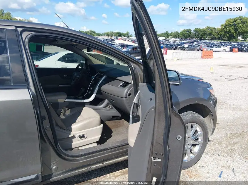 2013 Ford Edge Sel VIN: 2FMDK4JC9DBE15930 Lot: 45600229