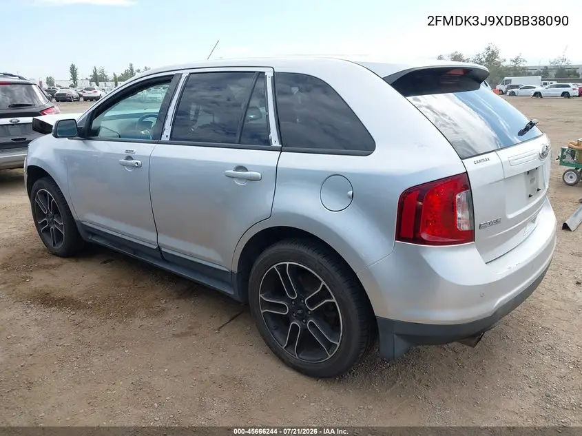 2013 Ford Edge Sel VIN: 2FMDK3J9XDBB38090 Lot: 45666244
