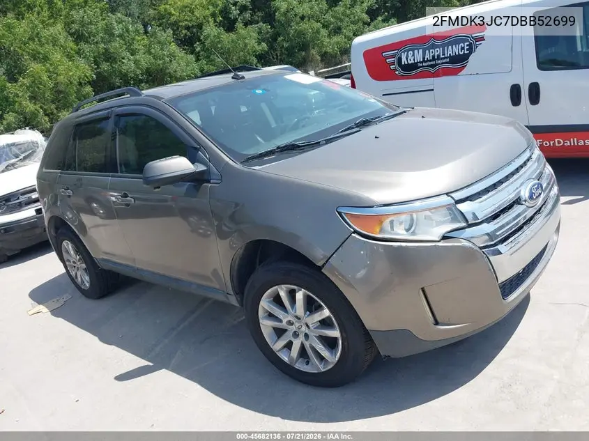 2013 Ford Edge Sel VIN: 2FMDK3JC7DBB52699 Lot: 45682136