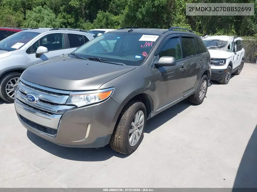 2013 Ford Edge Sel VIN: 2FMDK3JC7DBB52699 Lot: 45682136