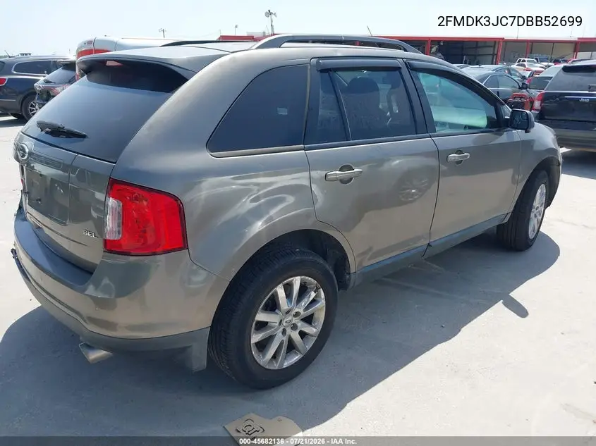 2013 Ford Edge Sel VIN: 2FMDK3JC7DBB52699 Lot: 45682136
