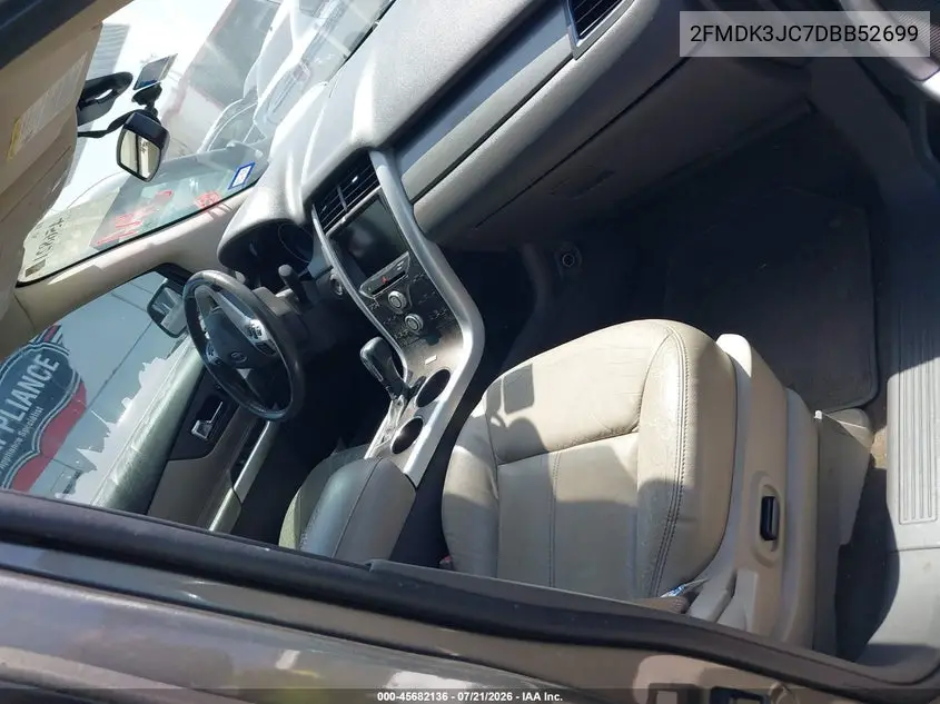 2013 Ford Edge Sel VIN: 2FMDK3JC7DBB52699 Lot: 45682136
