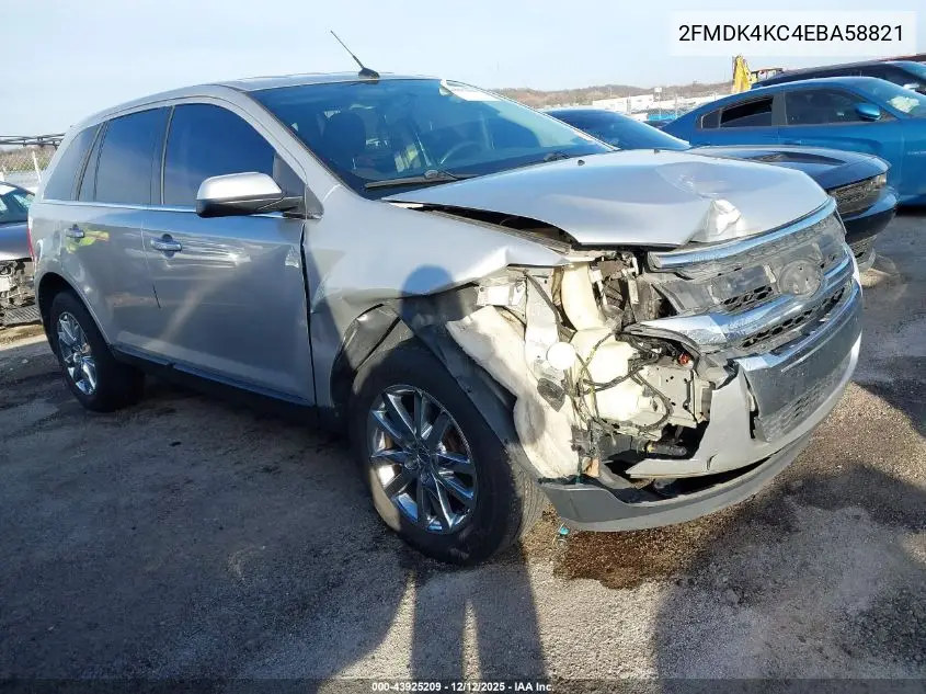 2FMDK4KC4EBA58821 2014 Ford Edge Limited