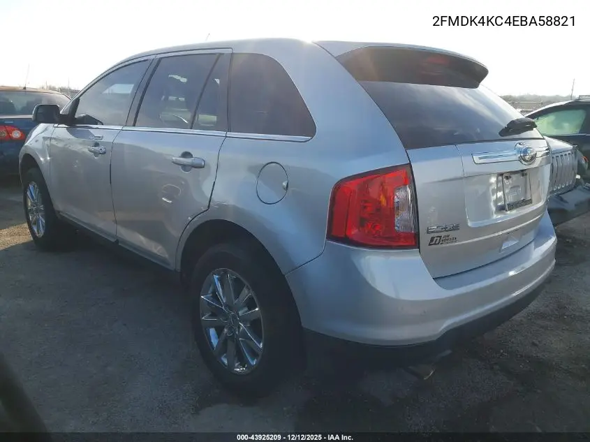 2FMDK4KC4EBA58821 2014 Ford Edge Limited