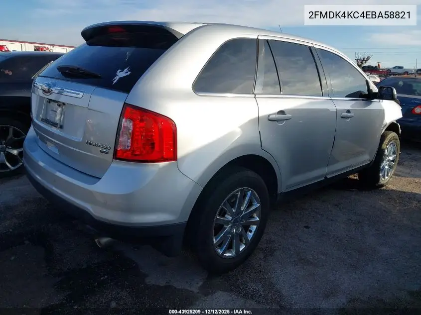 2FMDK4KC4EBA58821 2014 Ford Edge Limited