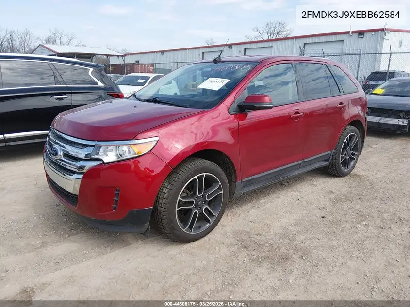 2FMDK3J9XEBB62584 2014 Ford Edge Sel