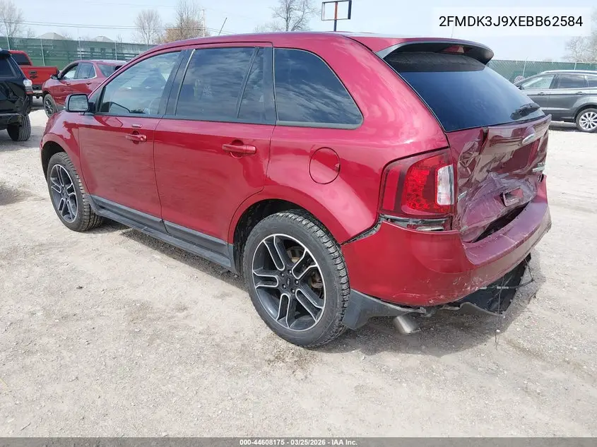 2FMDK3J9XEBB62584 2014 Ford Edge Sel
