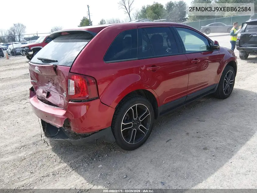 2FMDK3J9XEBB62584 2014 Ford Edge Sel