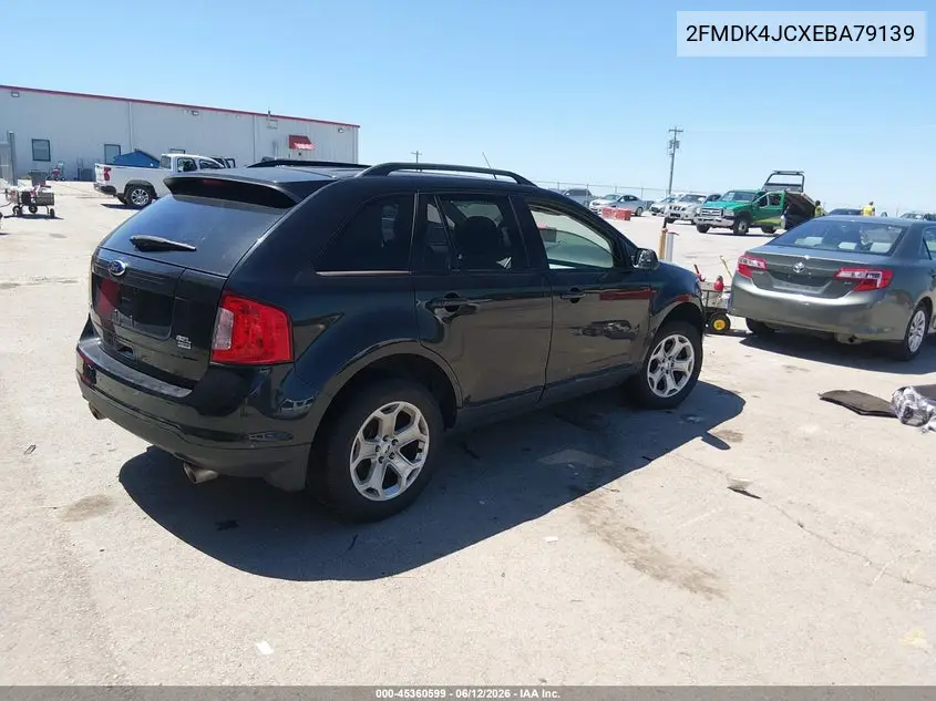 2014 Ford Edge Sel VIN: 2FMDK4JCXEBA79139 Lot: 45360599