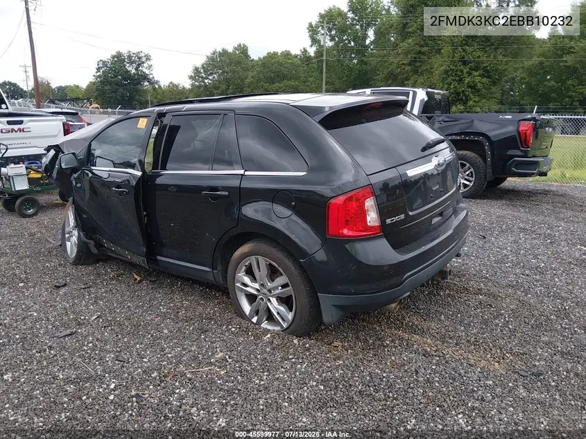 2014 Ford Edge Limited VIN: 2FMDK3KC2EBB10232 Lot: 45599977