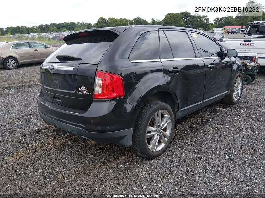 2014 Ford Edge Limited VIN: 2FMDK3KC2EBB10232 Lot: 45599977