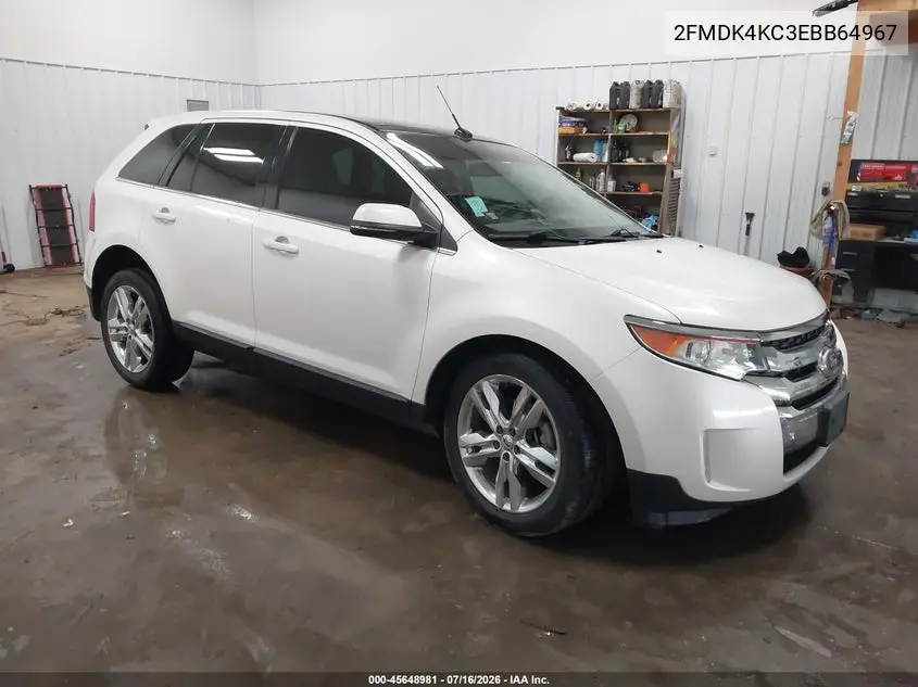 2014 Ford Edge Limited VIN: 2FMDK4KC3EBB64967 Lot: 45648981