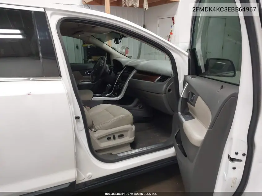 2014 Ford Edge Limited VIN: 2FMDK4KC3EBB64967 Lot: 45648981