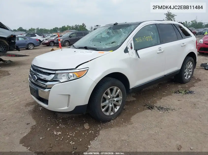 2014 Ford Edge Sel VIN: 2FMDK4JC2EBB11484 Lot: 45679098