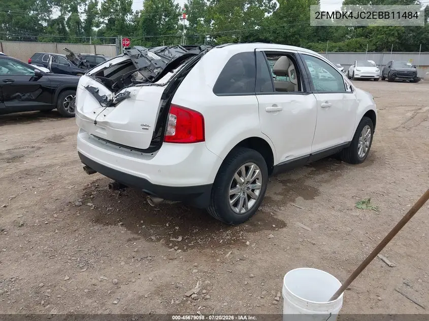 2014 Ford Edge Sel VIN: 2FMDK4JC2EBB11484 Lot: 45679098