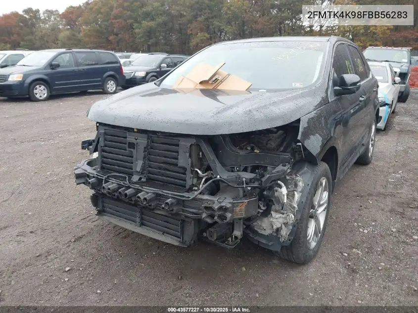 2FMTK4K98FBB56283 2015 Ford Edge Titanium