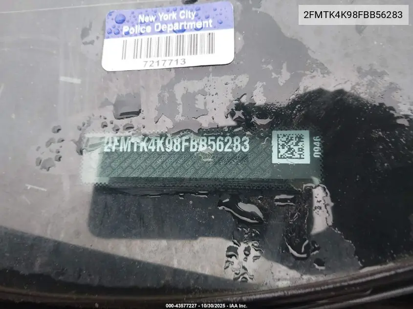 2FMTK4K98FBB56283 2015 Ford Edge Titanium