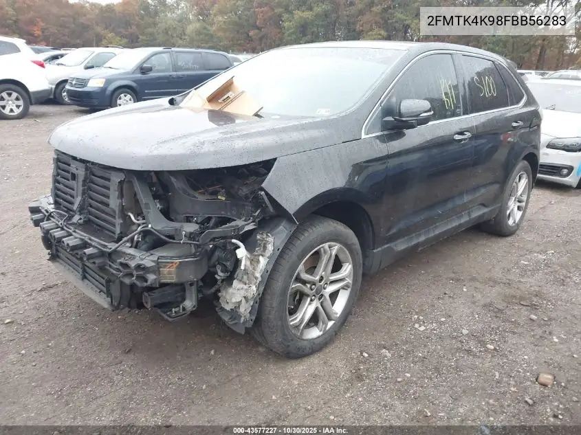 2FMTK4K98FBB56283 2015 Ford Edge Titanium