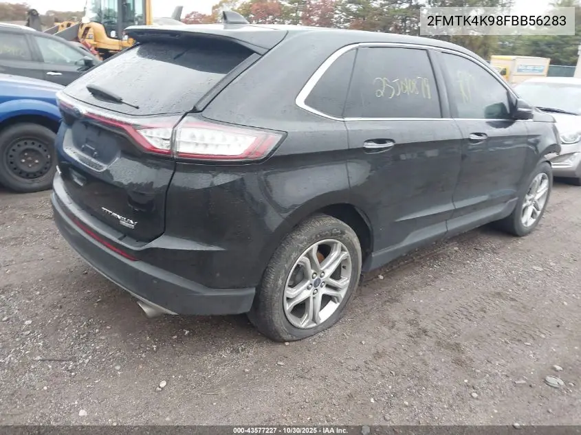 2FMTK4K98FBB56283 2015 Ford Edge Titanium