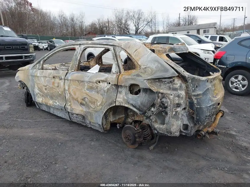 2FMPK4K9XFBB49711 2015 Ford Edge Titanium