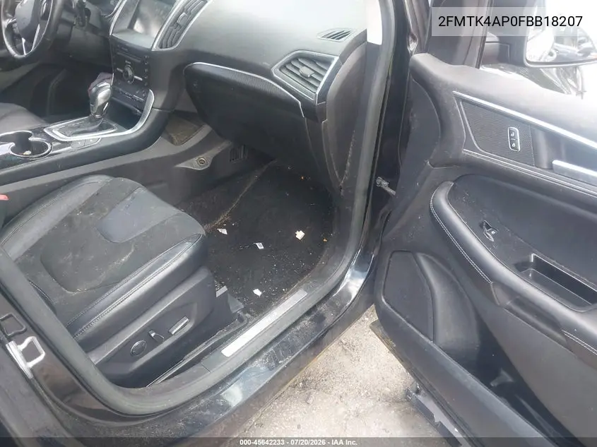 2015 Ford Edge Sport VIN: 2FMTK4AP0FBB18207 Lot: 45642233