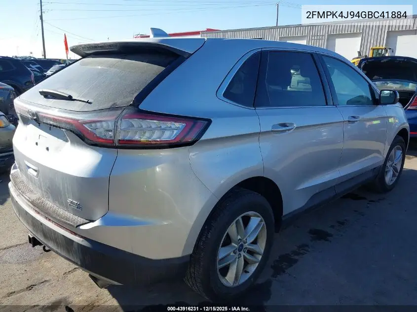 2FMPK4J94GBC41884 2016 Ford Edge Sel