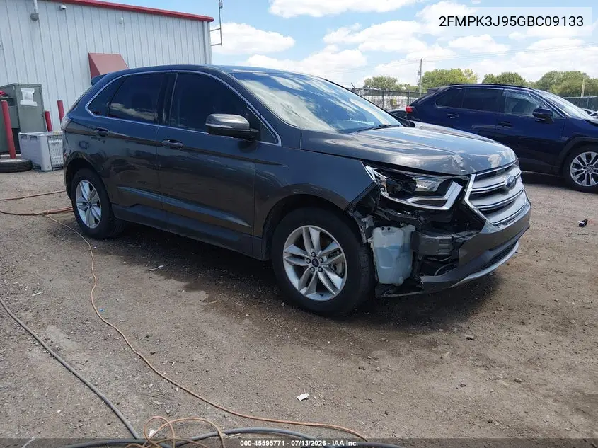 2016 Ford Edge Sel VIN: 2FMPK3J95GBC09133 Lot: 45595771