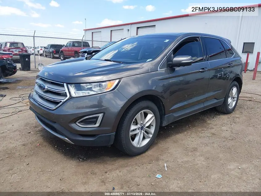 2016 Ford Edge Sel VIN: 2FMPK3J95GBC09133 Lot: 45595771
