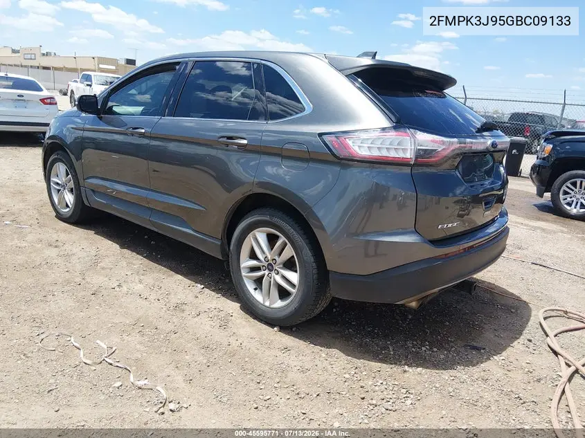2016 Ford Edge Sel VIN: 2FMPK3J95GBC09133 Lot: 45595771