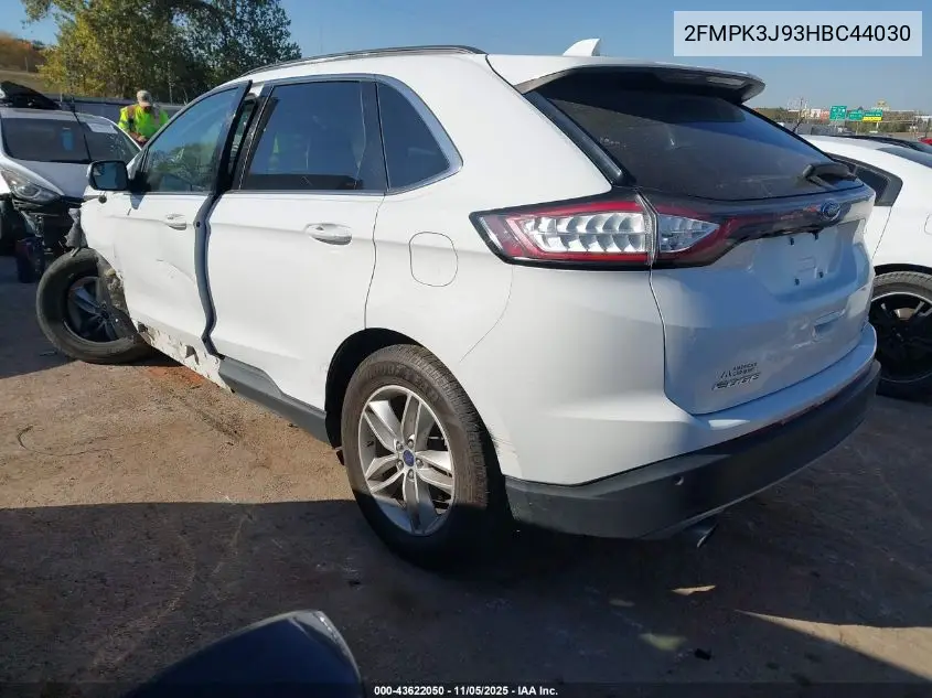 2FMPK3J93HBC44030 2017 Ford Edge Sel