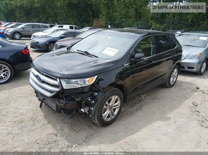 2017 Ford Edge Titanium VIN: 2FMPK4K91HBB78680 Lot: 45675893
