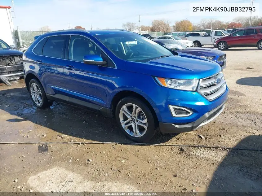 2FMPK4K90JBB32795 2018 Ford Edge Titanium
