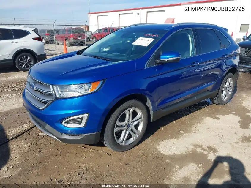 2FMPK4K90JBB32795 2018 Ford Edge Titanium