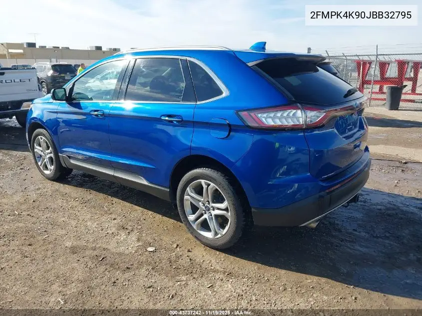 2FMPK4K90JBB32795 2018 Ford Edge Titanium