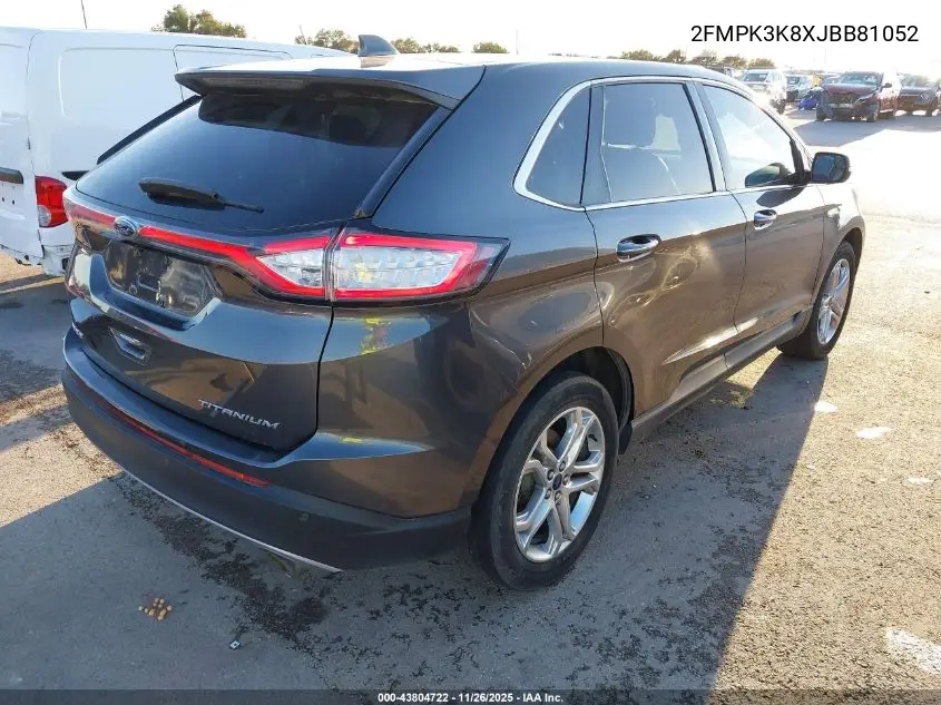 2FMPK3K8XJBB81052 2018 Ford Edge Titanium