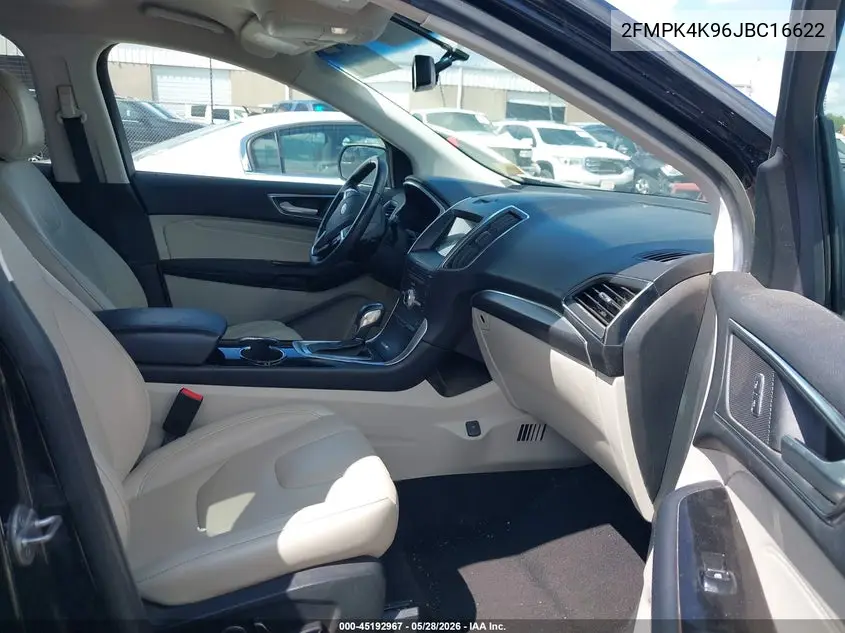 2018 Ford Edge Titanium VIN: 2FMPK4K96JBC16622 Lot: 45192967