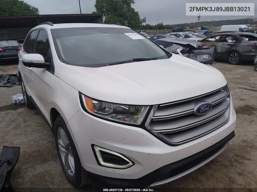 2018 Ford Edge Sel VIN: 2FMPK3J89JBB13021 Lot: 45207139