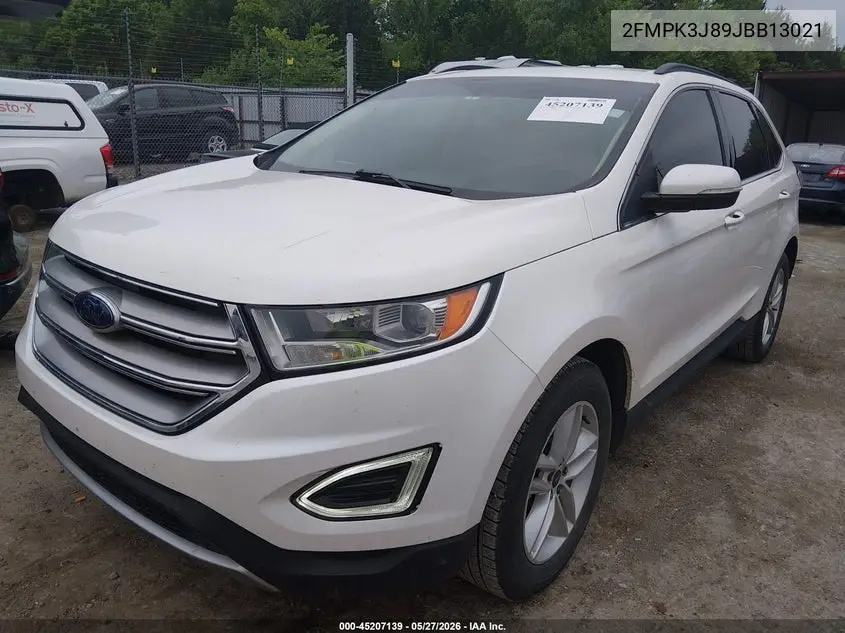 2018 Ford Edge Sel VIN: 2FMPK3J89JBB13021 Lot: 45207139