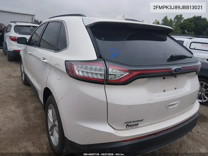 2018 Ford Edge Sel VIN: 2FMPK3J89JBB13021 Lot: 45207139
