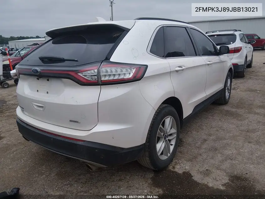 2018 Ford Edge Sel VIN: 2FMPK3J89JBB13021 Lot: 45207139