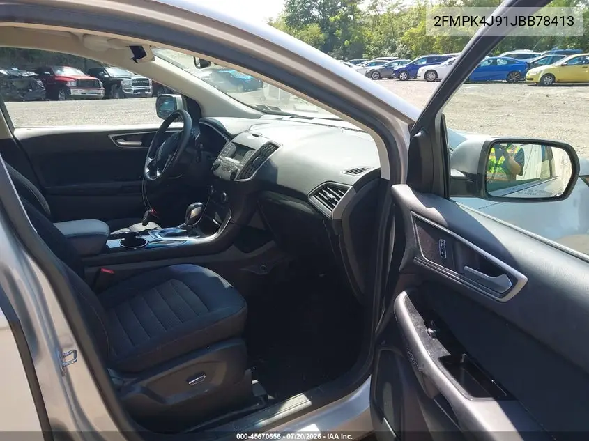 2018 Ford Edge Sel VIN: 2FMPK4J91JBB78413 Lot: 45670656