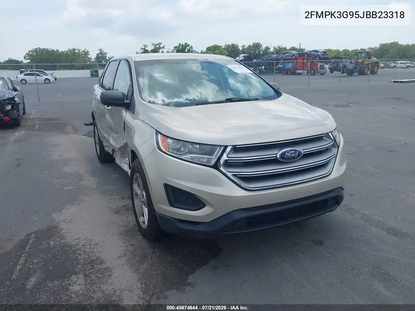 2018 Ford Edge Se VIN: 2FMPK3G95JBB23318 Lot: 45674644