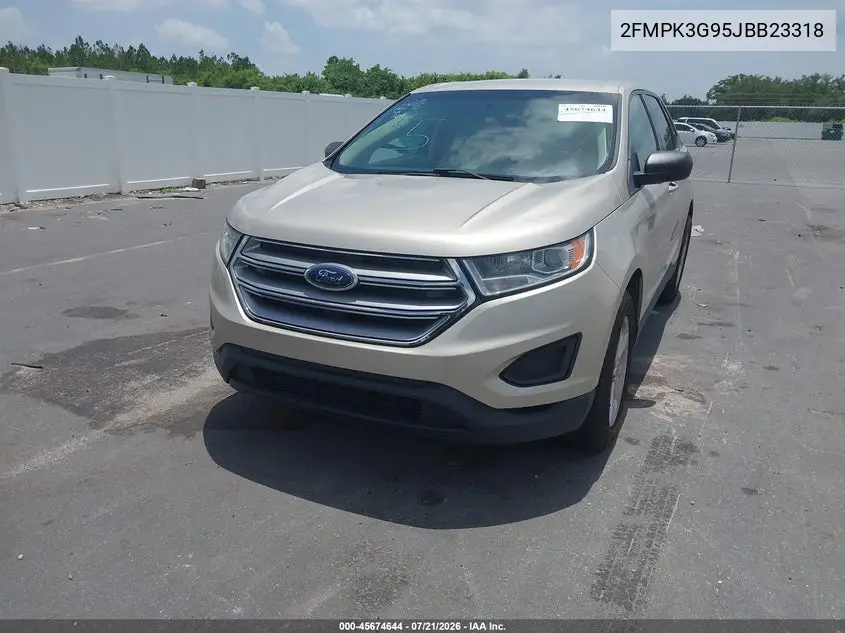 2018 Ford Edge Se VIN: 2FMPK3G95JBB23318 Lot: 45674644