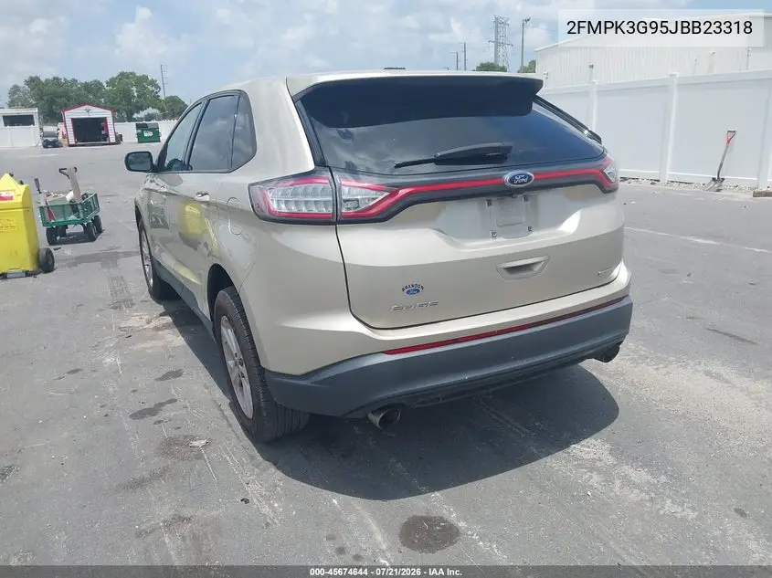 2018 Ford Edge Se VIN: 2FMPK3G95JBB23318 Lot: 45674644