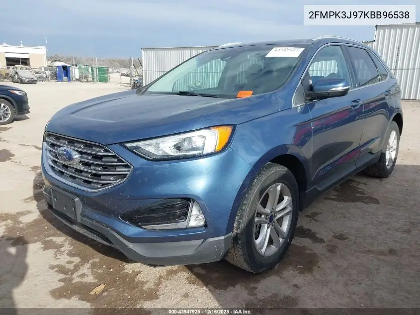 2FMPK3J97KBB96538 2019 Ford Edge Sel